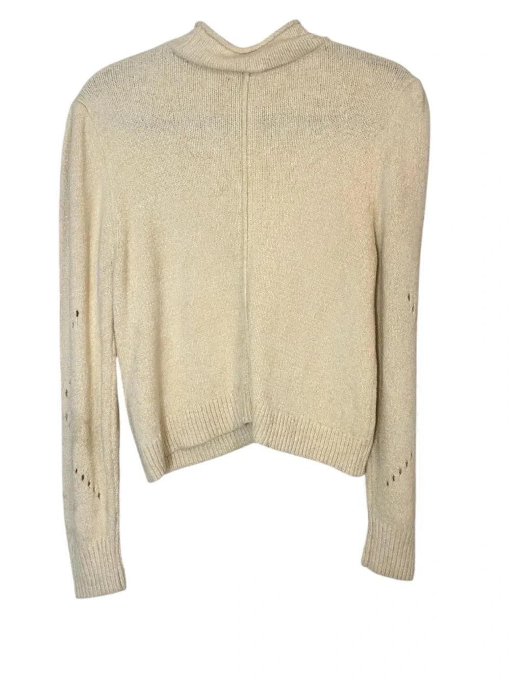 Aritzia Wilfred Ingrid Sweater- Cream Mock Neck- Size XS - Picture 6 of 12